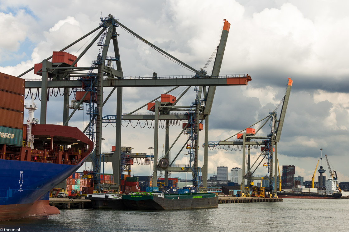 containerkranen rotterdam